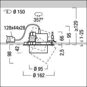 LED-Einbaustrahler VIV2-R M 2 #60715743