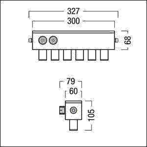 LED-Fassadenstrahler SUSY S 6P #42187718