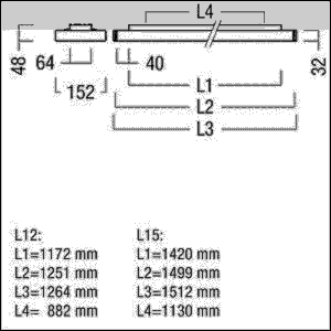 LED-Halbeinbauleuchte ECOOS2SLIM #42939108