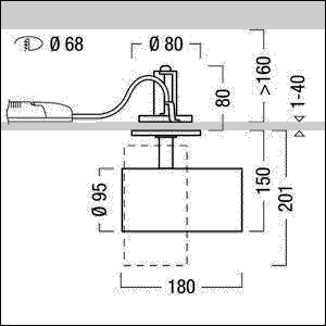 LED-Halbeinbaustrahler V2-SR M 30 #60716704