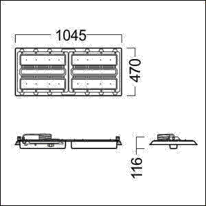 LED-Hallenleuchte CR2 L20k- #42187595