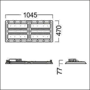 LED-Hallenleuchte CR2 L20k- #42937409