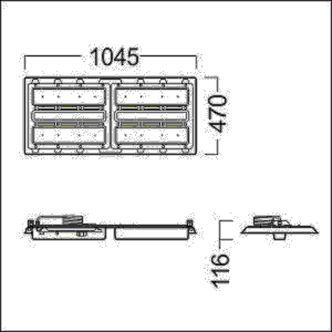 LED-Hallenleuchte CR2 L35k- #42940985