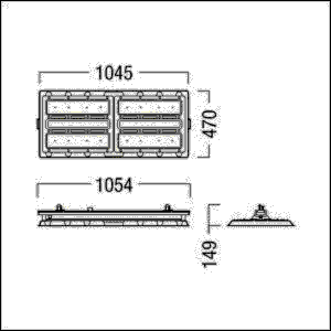 LED-Hallenleuchte CR2 L42k #42936404