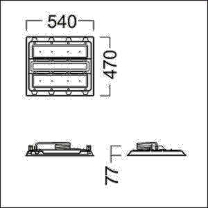 LED-Hallenleuchte CR2 M10k- #42937544