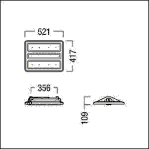 LED-Hallenleuchte CR2PL FI M #42188110