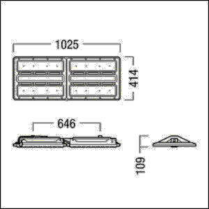 LED-Hallenleuchte CR2PL L20K #42935367