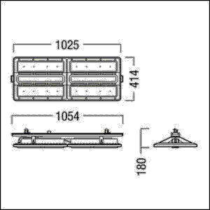 LED-Hallenleuchte CR2PL L35k #42936395