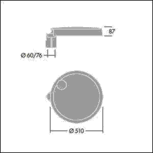 LED-Mastleuchte CT L 48L70 #96635164