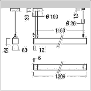 LED-Pendelleuchte LINCOR DI #42939188