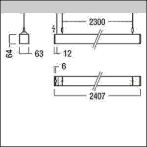 LED-Pendelleuchte LINCOR DI #42939202