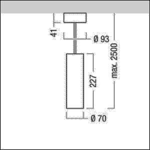 LED-Pendelleuchte P-INF PWH  #60510363