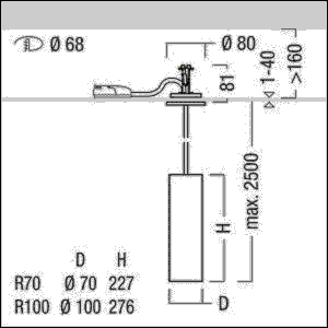 LED-Pendelleuchte P-INF RCWH #60510480