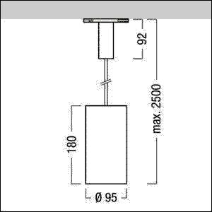 LED-Pendelstrahler V2-P M 300 #60510463