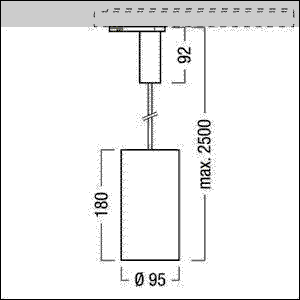 LED-Pendelstrahler V2-P M 430 #60510464