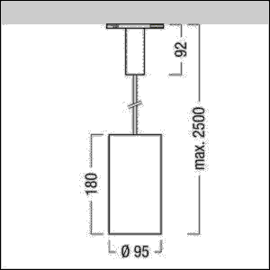 LED-Pendelstrahler V2-P M2500 #62917175