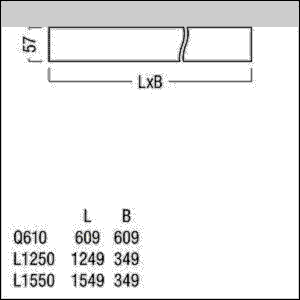 LED-Reinraumleuchte CL2 S 1000 #42189384