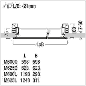 LED-Reinraumleuchte CL2 S 6200 #42936947