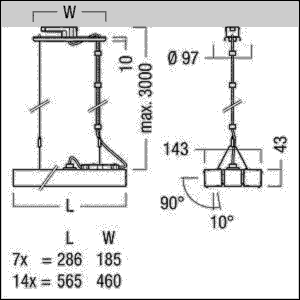 LED-Strahler SCENO 1X7 #42188468