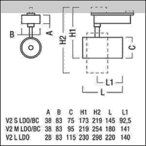 LED-Strahler V2 L 3800- #60716723