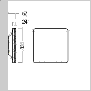 LED-Wand-u.Deckenleuchte CAELA QMS #60819104